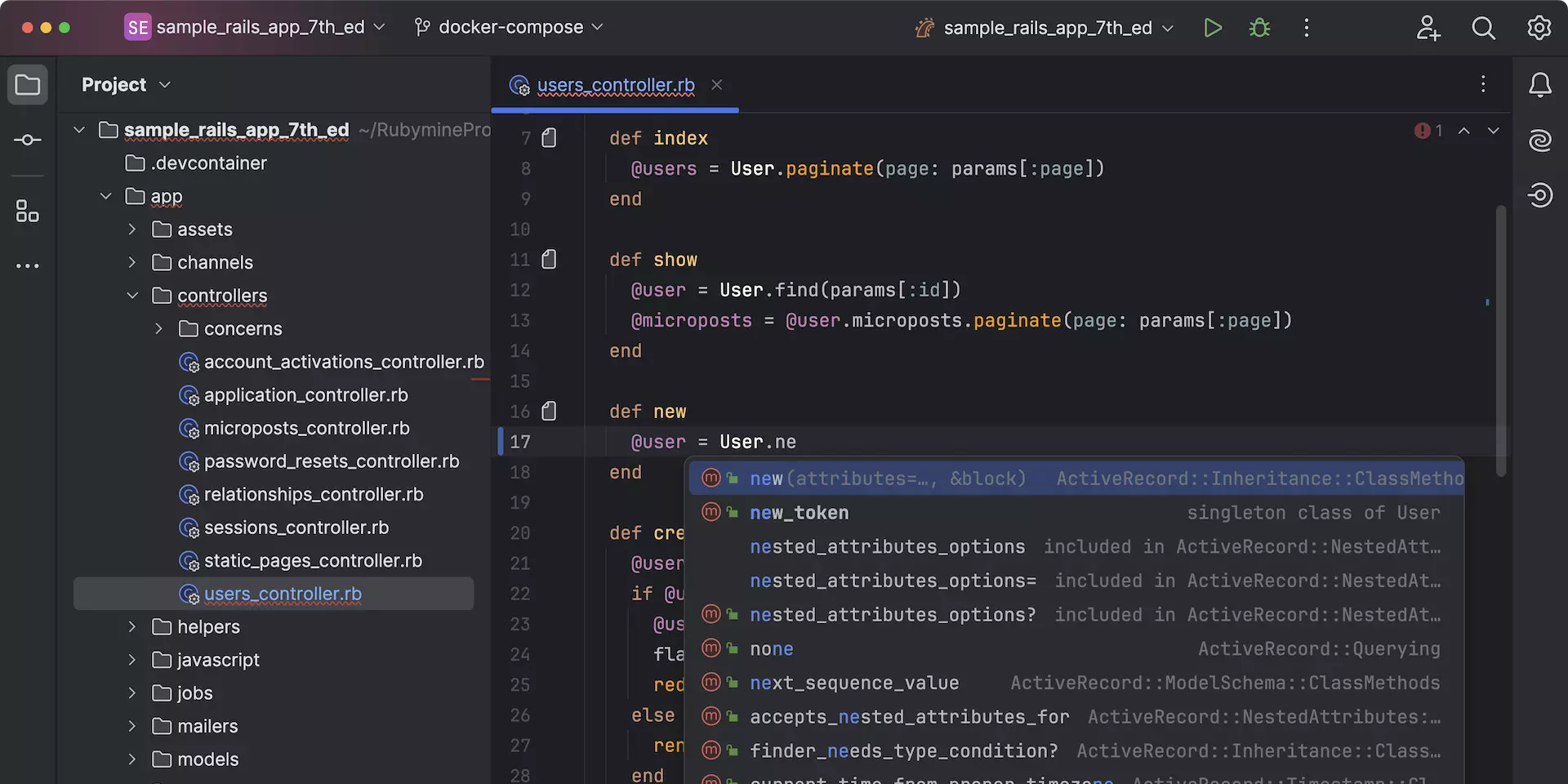 RubyMine截图8 RubyMine截图8