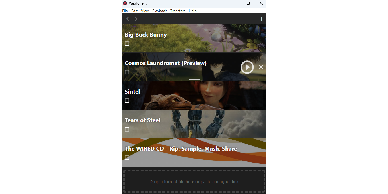 WebTorrent截图1 WebTorrent截图1