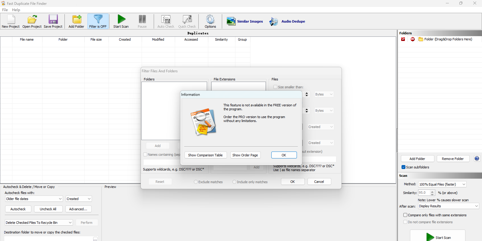 Fast Duplicate File Finder截图2 Fast Duplicate File Finder截图2
