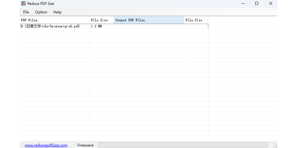 Reduce PDF Size截图1 Reduce PDF Size截图1