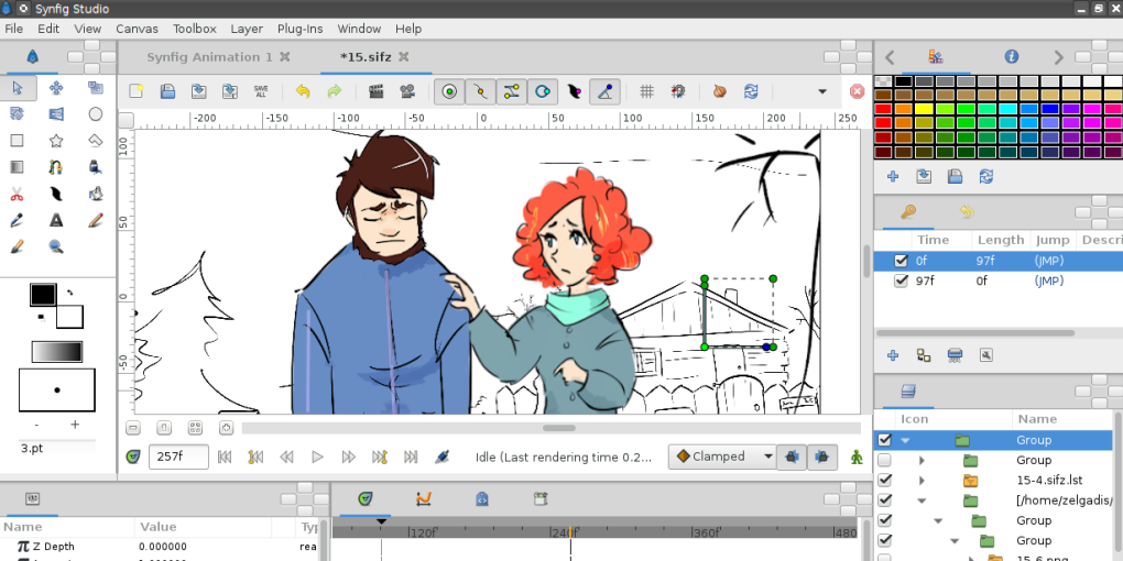 Synfig Studio��ͼ2
