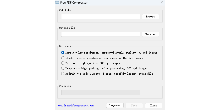 Free PDF Compressor��ͼ1