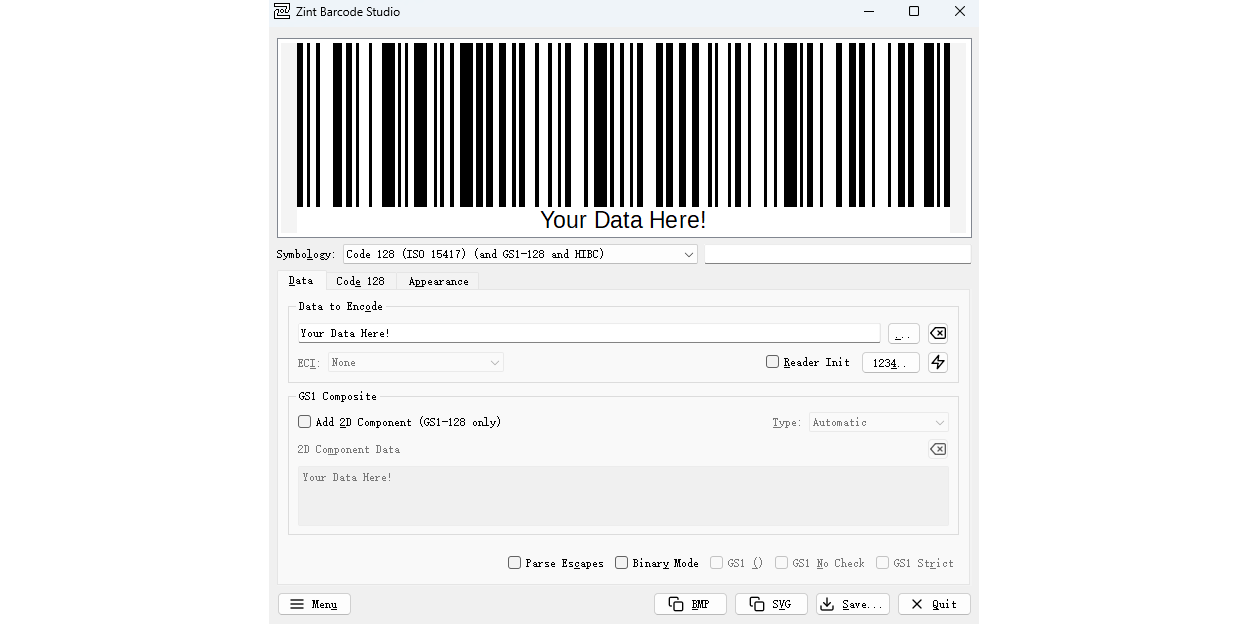 Zint Barcode Generator��ͼ4